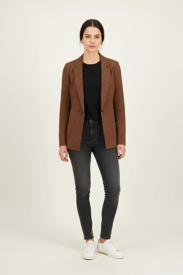 Blazer Marron - Taille S/36 de la marque I.Code | PARAD33689 - Vendu par Paradigme - Image 1