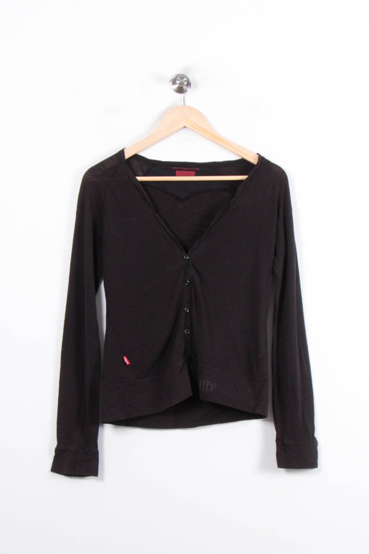 Cardigan Noir - Taille M/38 de la marque Levi's | PARAD33694 - Vendu par Paradigme - Image 2