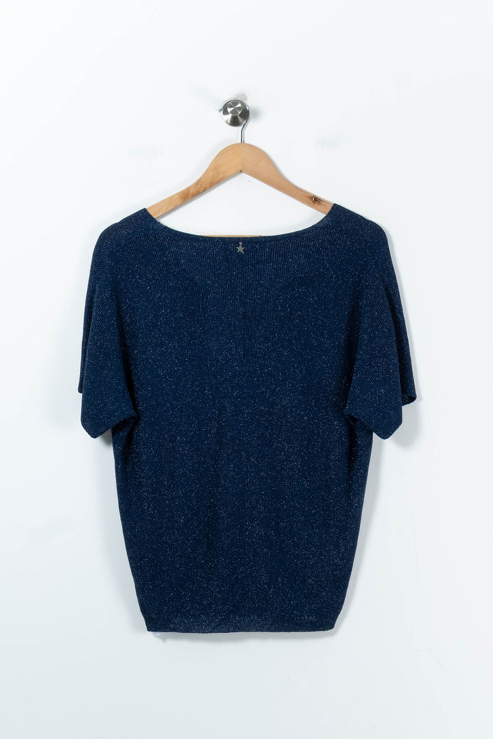 Pull Bleu - Taille S/36 de la marque Sud express | PARAD33698 - Vendu par Paradigme - Image 4