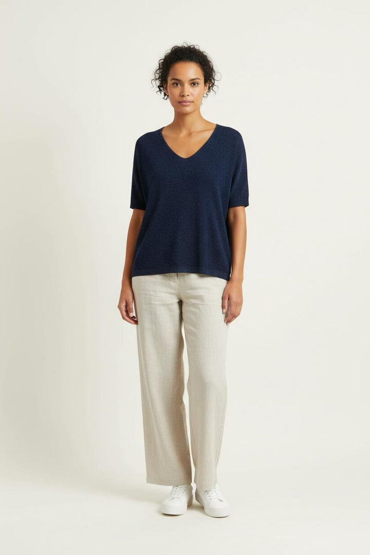 Pull Bleu - Taille S/36 de la marque Sud express | PARAD33698 - Vendu par Paradigme - Image 1