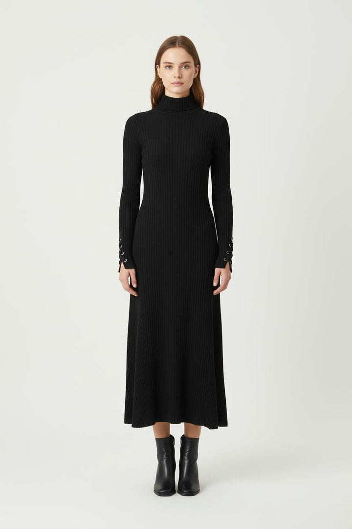 Robe Longue Noire - Taille M/38 de la marque Maje | PARAD33707 - Vendu par Paradigme - Image 1