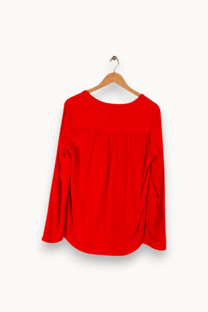 Blouse rouge - Taille L/40 de la marque Bérénice | PARAD33716 - Vendu par Paradigme - Image 3