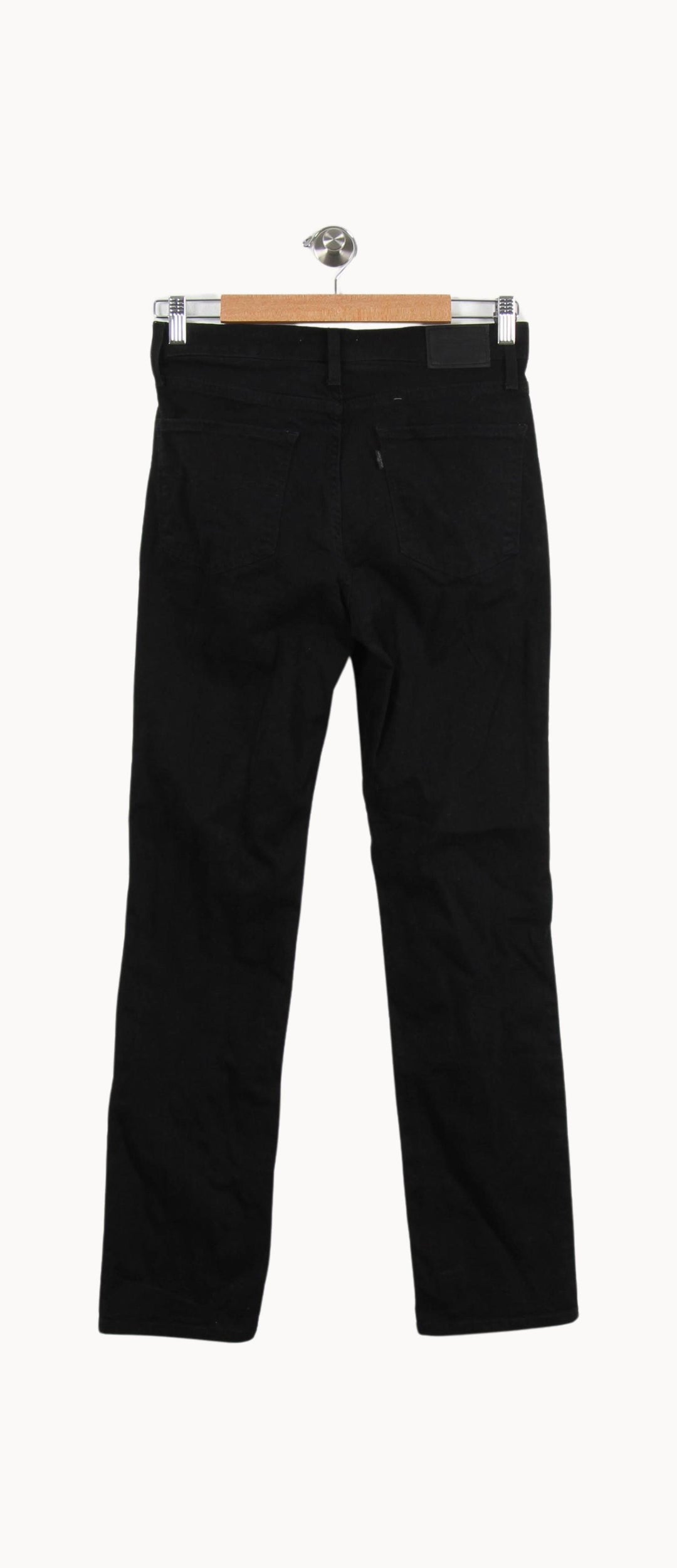 Jean Droit Noir - Taille M/38 de la marque Levi's | PARAD33718 - Vendu par Paradigme - Image 4