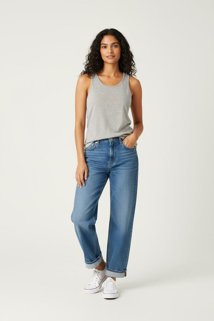 Débardeur gris à froufrous - Taille S/36