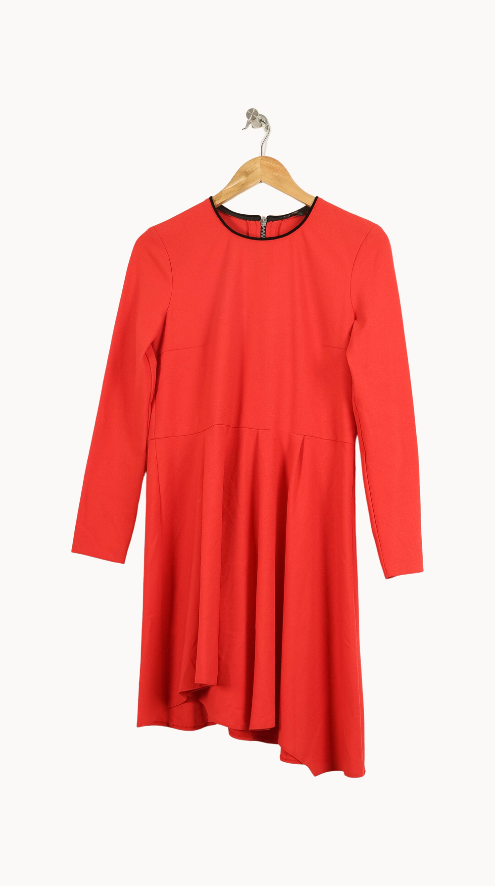 Robe Midi Rouge - Taille L/40 de la marque Maje | PARAD33722 - Vendu par Paradigme - Image 2