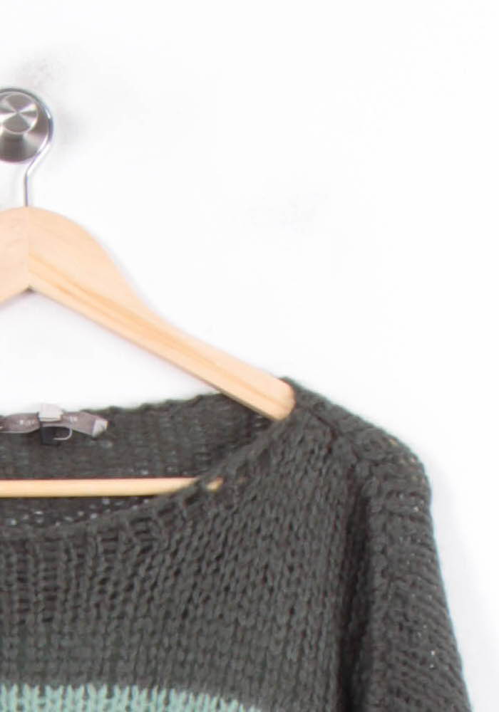Pull Vert et Vert Clair - Taille S/36 de la marque La Fée Maraboutée | PARAD33725 - Vendu par Paradigme - Image 3