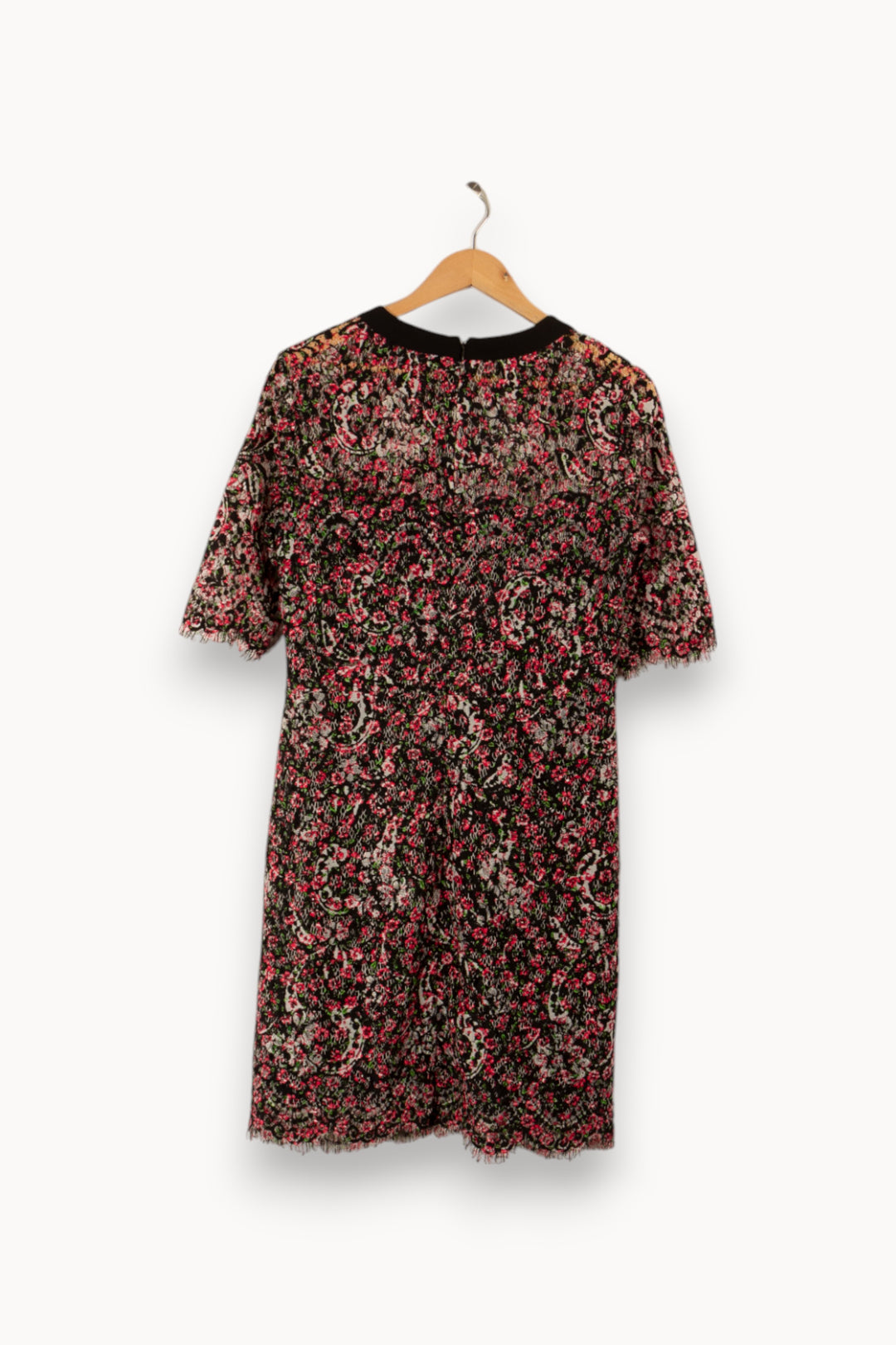 Robe rose à motifs - Taille L/40 de la marque The Kooples | PARAD33731 - Vendu par Paradigme - Image 3