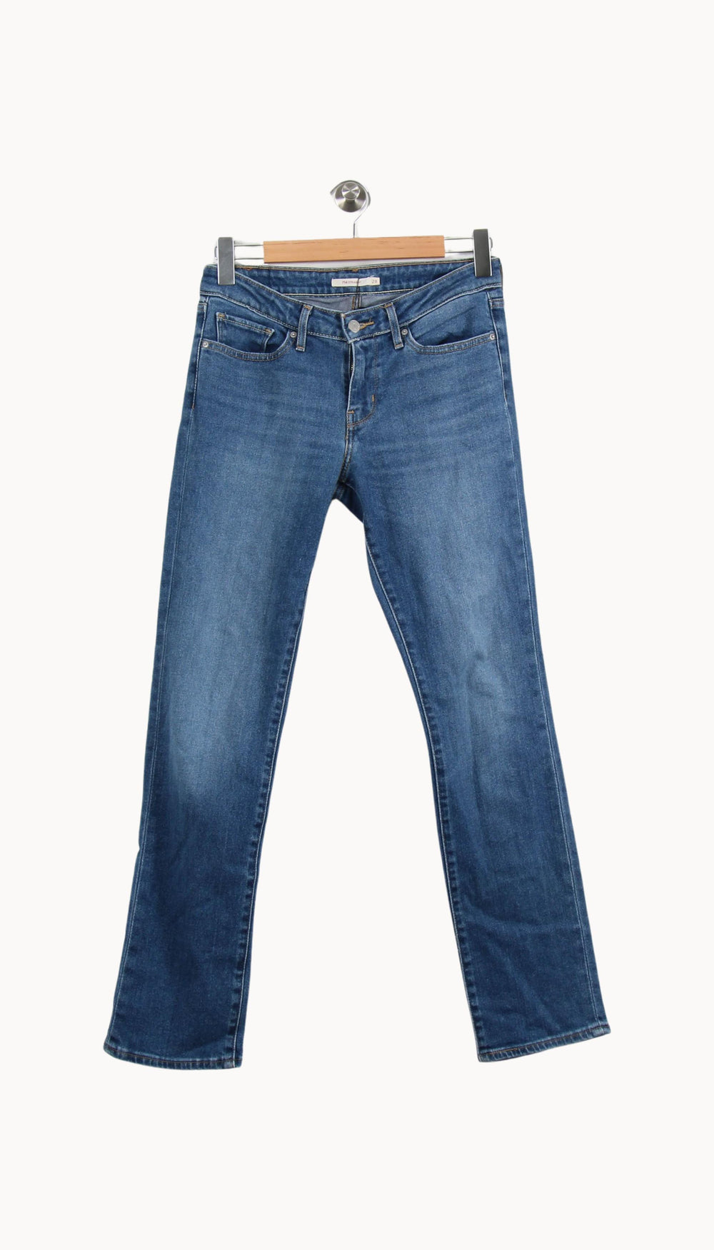 Jean Slim Bleu - Taille M/38 de la marque Levi's | PARAD33734 - Vendu par Paradigme - Image 2