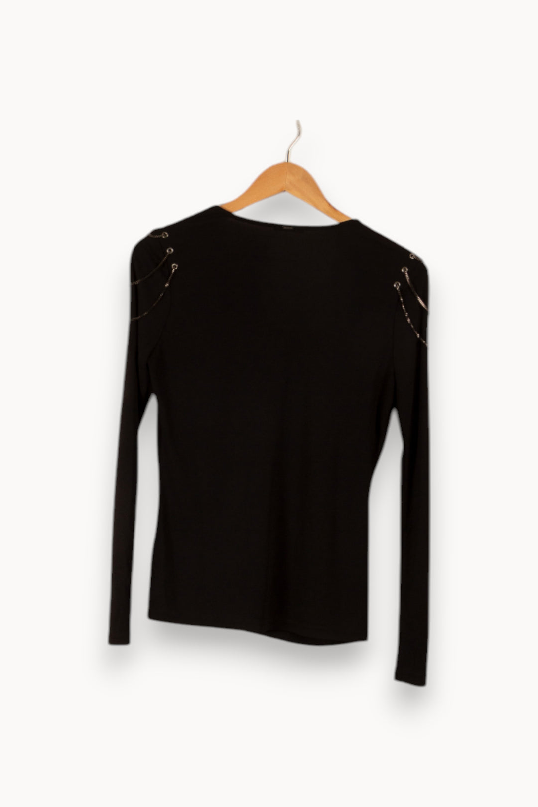Top noir avec détails - Taille S/36 de la marque IKKS | PARAD33736 - Vendu par Paradigme - Image 3
