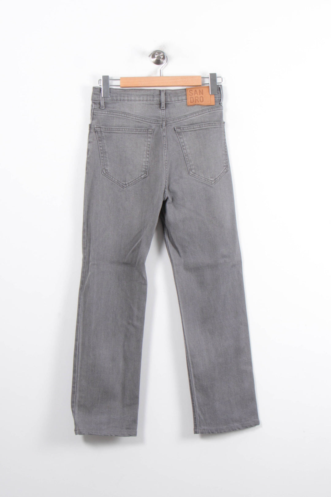 Jean Gris - Taille M/38 de la marque Sandro | PARAD33742 - Vendu par Paradigme - Image 4