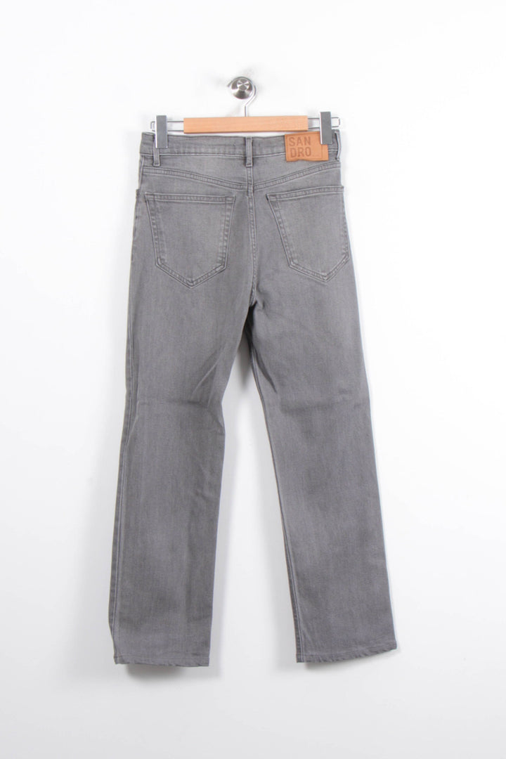 Jean Gris - Taille M/38 de la marque Sandro | PARAD33742 - Vendu par Paradigme - Image 4