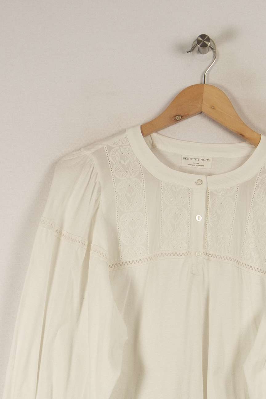 Blouse blanche - Taille S/36 de la marque Des petits hauts | PARAD33743 - Vendu par Paradigme - Image 2