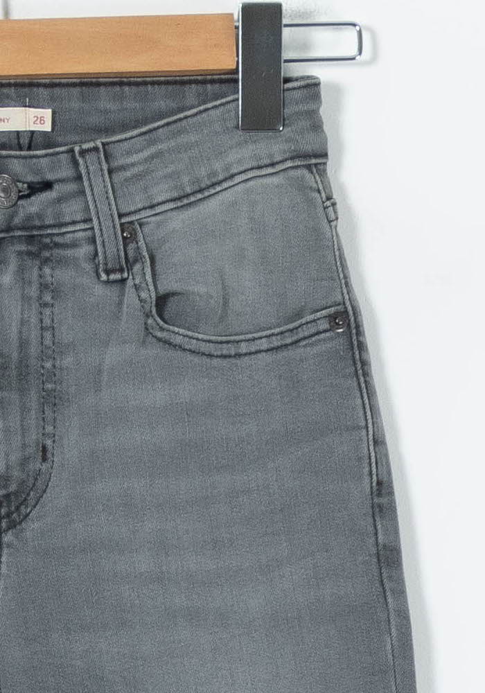 Jean Slim Gris - Taille S/36 de la marque Levi's | PARAD33751 - Vendu par Paradigme - Image 3