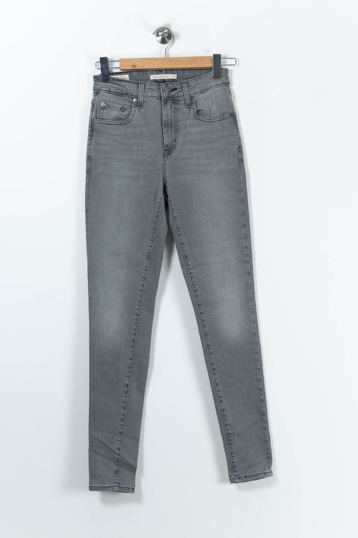 Jean Slim Gris - Taille S/36 de la marque Levi's | PARAD33751 - Vendu par Paradigme - Image 2