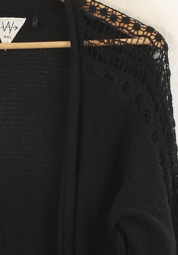 Cardigan Noir - Taille S/36 de la marque IKKS | PARAD33756 - Vendu par Paradigme - Image 3