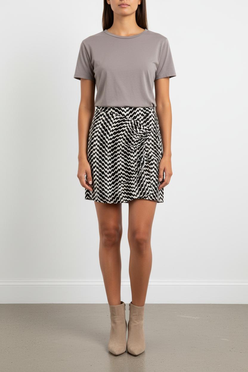 Jupe noire et blanche - Taille S/36