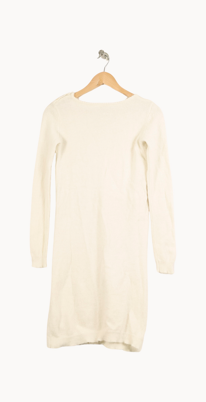 Robe Pull Blanche - Taille XS/34 de la marque Karl Marc John | PARAD33768 - Vendu par Paradigme - Image 4