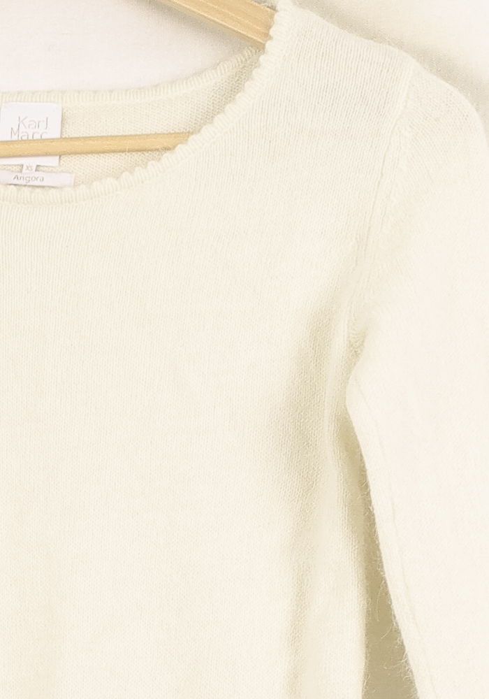 Robe Pull Blanche - Taille XS/34 de la marque Karl Marc John | PARAD33768 - Vendu par Paradigme - Image 3