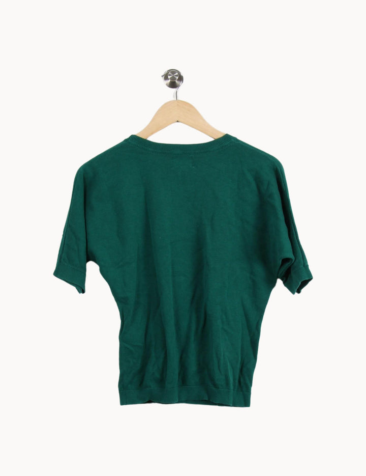 Pull Vert - Taille S/36 de la marque Maison 123 | PARAD33769 - Vendu par Paradigme - Image 4