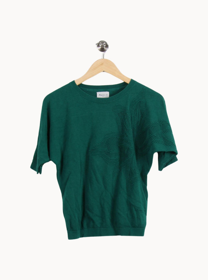 Pull Vert - Taille S/36 de la marque Maison 123 | PARAD33769 - Vendu par Paradigme - Image 2