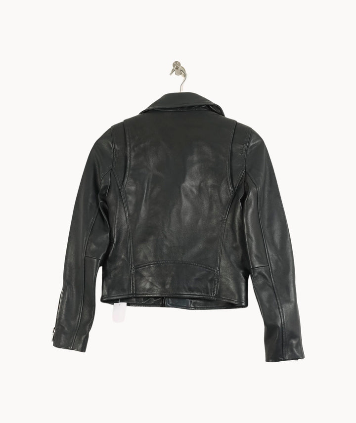 Perfecto Cuir Noir - Taille S/36 de la marque Maje | PARAD33770 - Vendu par Paradigme - Image 4