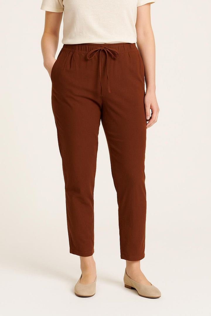 Pantalon Marron - Taille M/38 de la marque La Fée Maraboutée | PARAD33776 - Vendu par Paradigme - Image 1