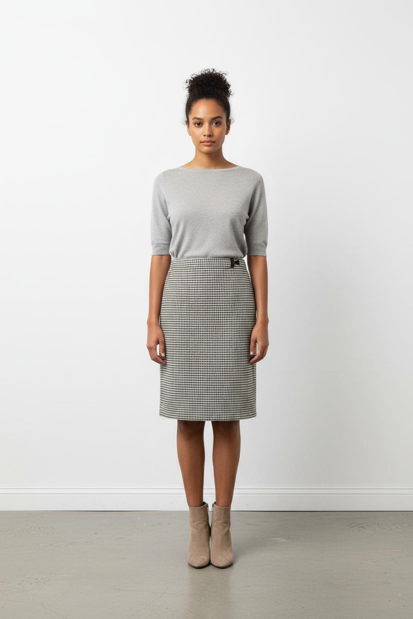 Jupe blanche et noire - Taille S/36