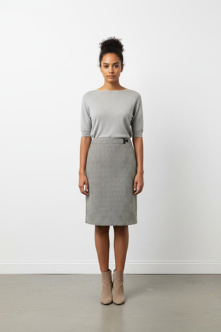 Jupe blanche et noire - Taille S/36
