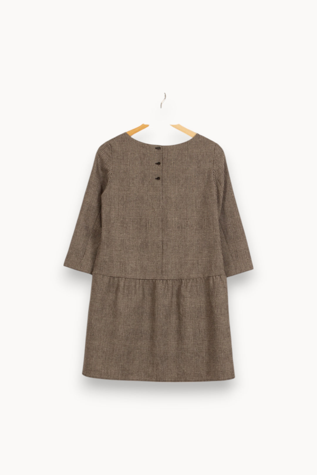 Robe Droite Grise - Taille M/38 de la marque Sézane | PARAD33786 - Vendu par Paradigme - Image 4