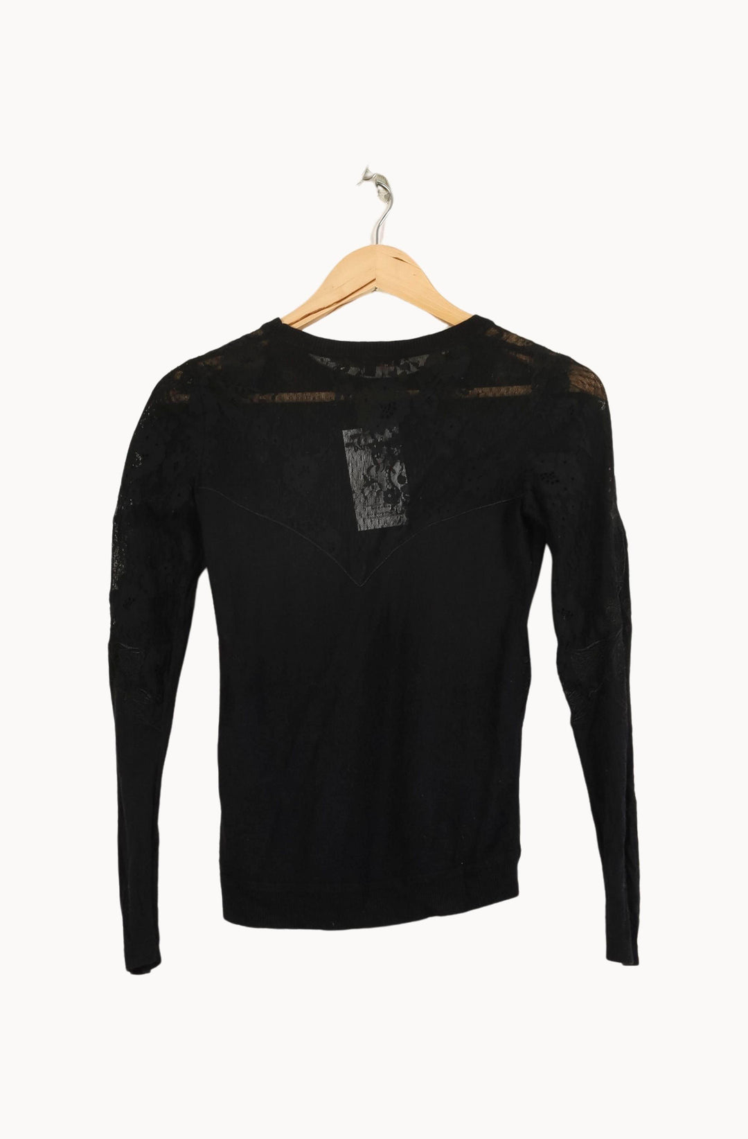 Pull Noir - Taille S/36 de la marque Maje | PARAD33789 - Vendu par Paradigme - Image 4