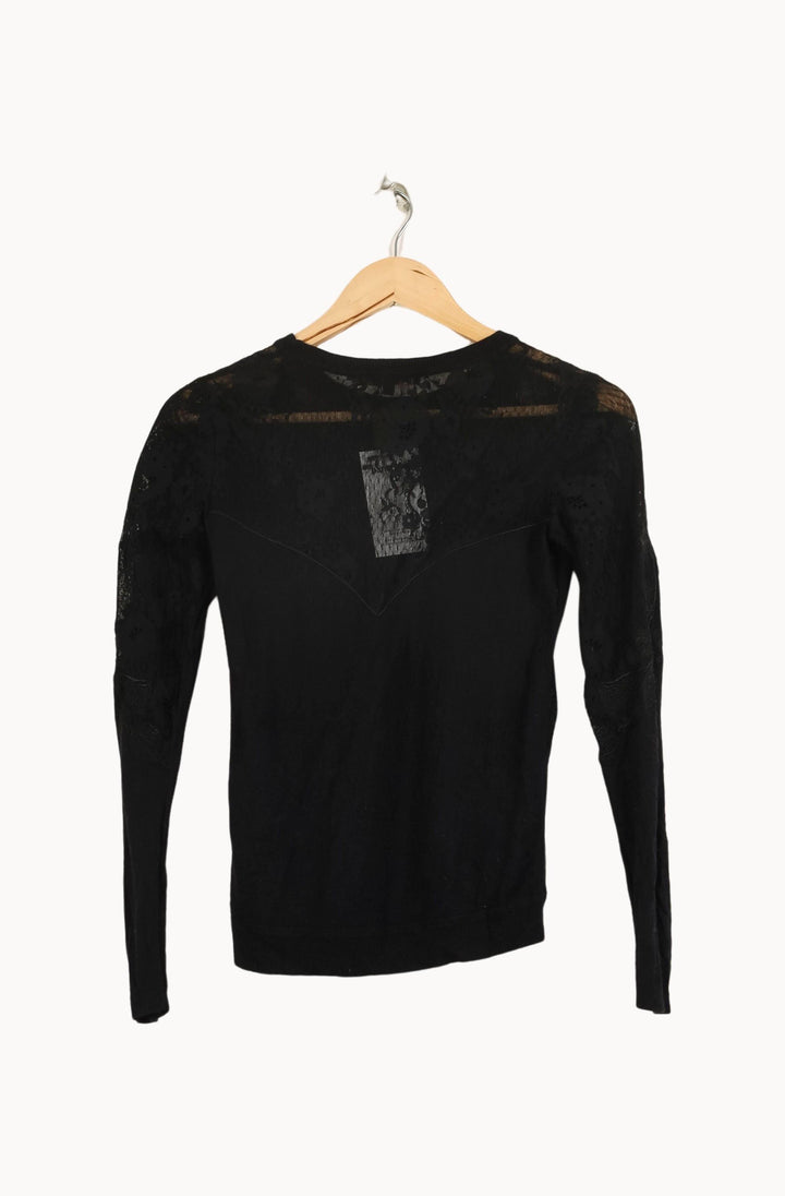 Pull Noir - Taille S/36 de la marque Maje | PARAD33789 - Vendu par Paradigme - Image 4