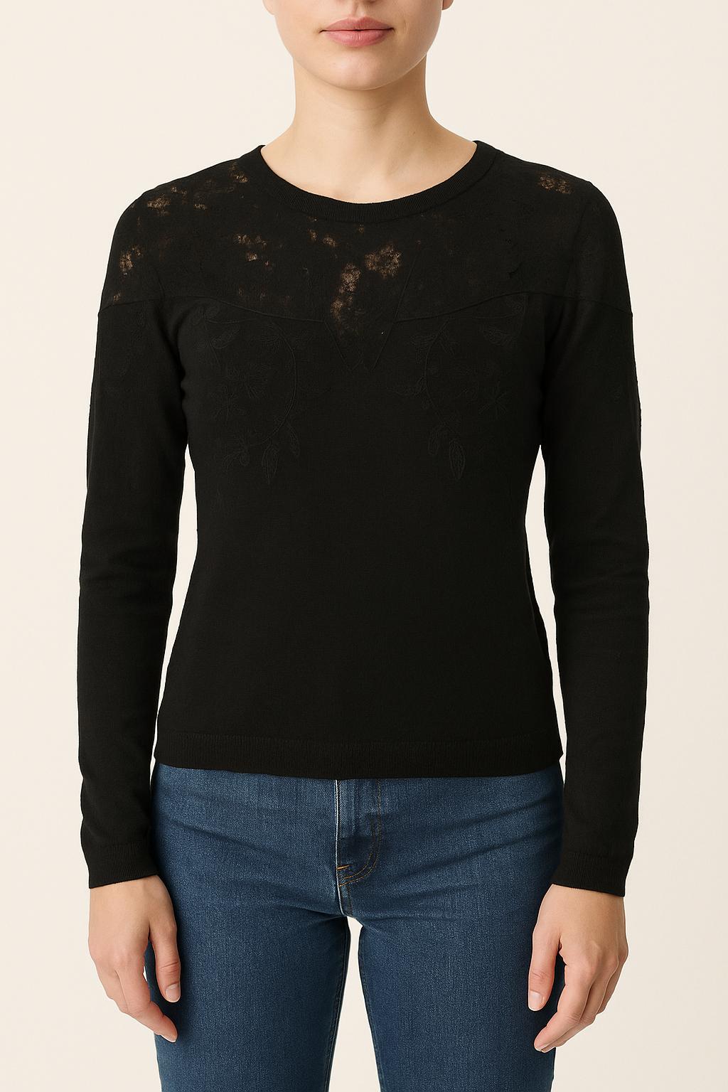 Pull Noir - Taille S/36 de la marque Maje | PARAD33789 - Vendu par Paradigme - Image 1
