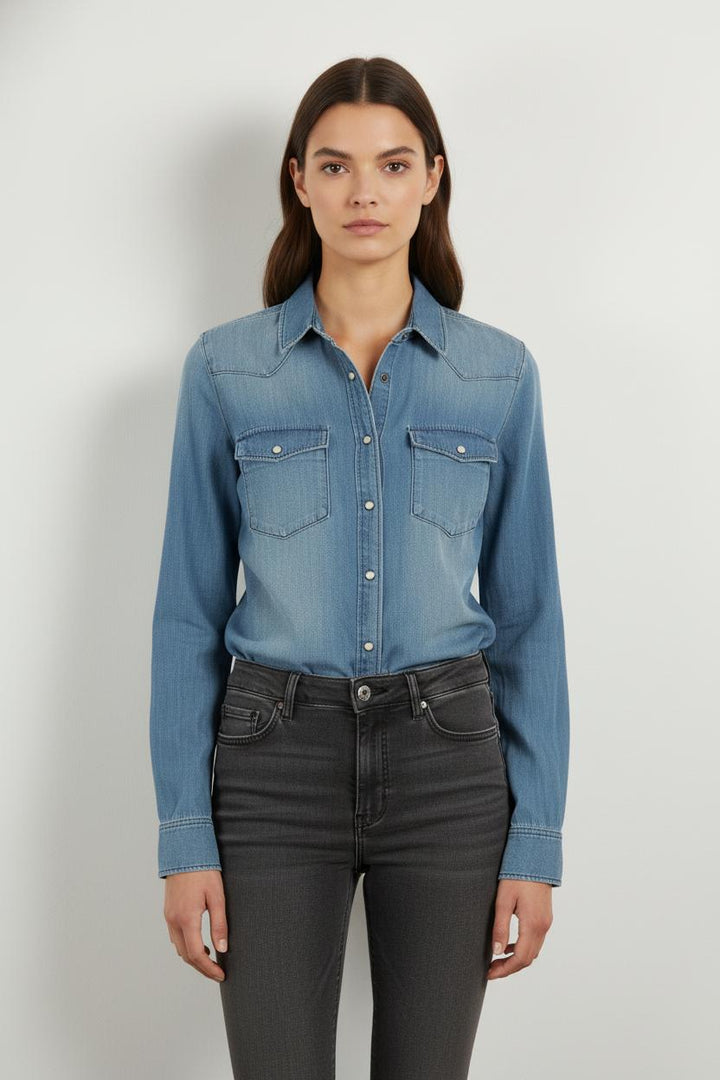 Chemise bleue - Taille XS/34