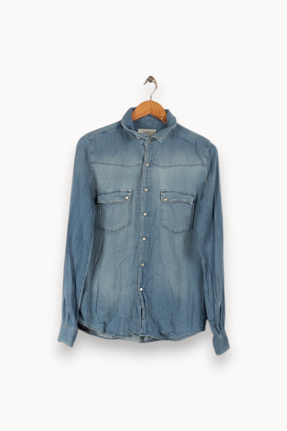 Chemise bleue - Taille XS/34 de la marque ba&sh | PARAD33790 - Vendu par Paradigme - Image 1
