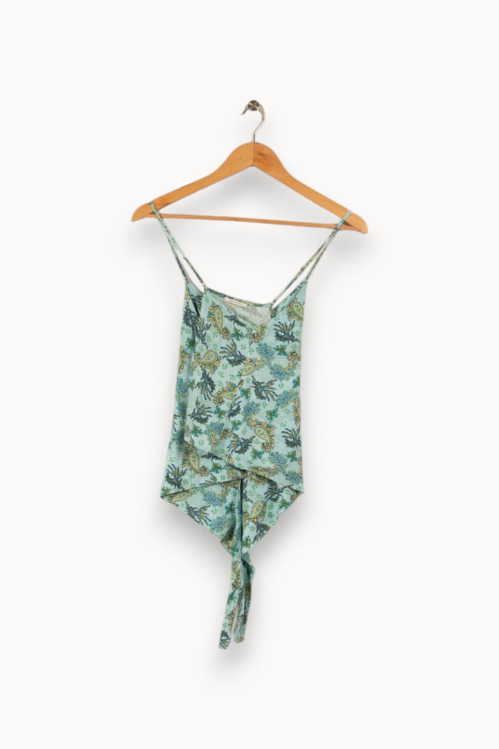 Top bleu à motifs - Taille XS/34 de la marque IKKS | PARAD33799 - Vendu par Paradigme - Image 3
