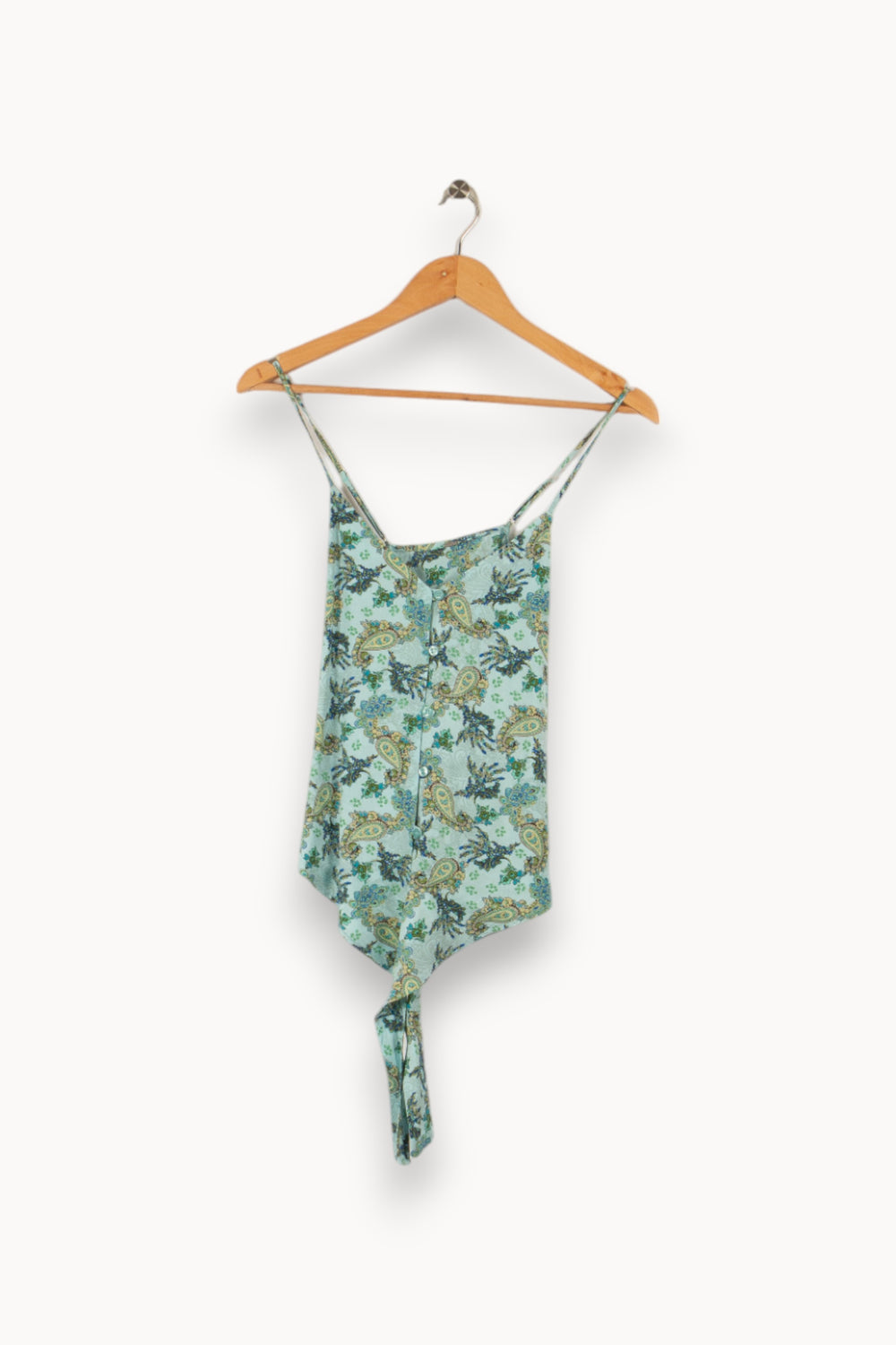 Top bleu à motifs - Taille XS/34 de la marque IKKS | PARAD33799 - Vendu par Paradigme - Image 1