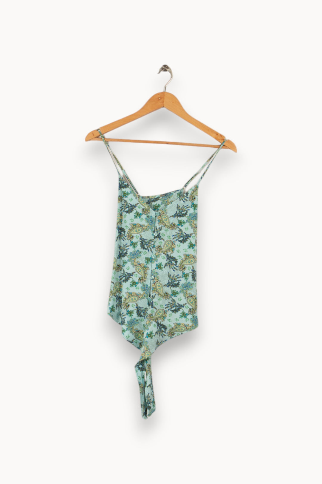 Top bleu à motifs - Taille XS/34 de la marque IKKS | PARAD33799 - Vendu par Paradigme - Image 1