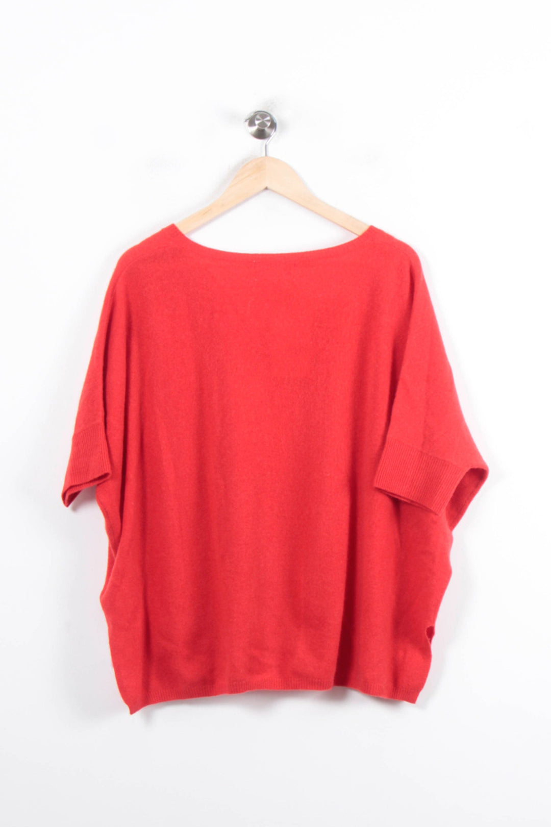 Poncho Rouge - Taille M/38 de la marque Absolut Cashmere | PARAD33804 - Vendu par Paradigme - Image 4