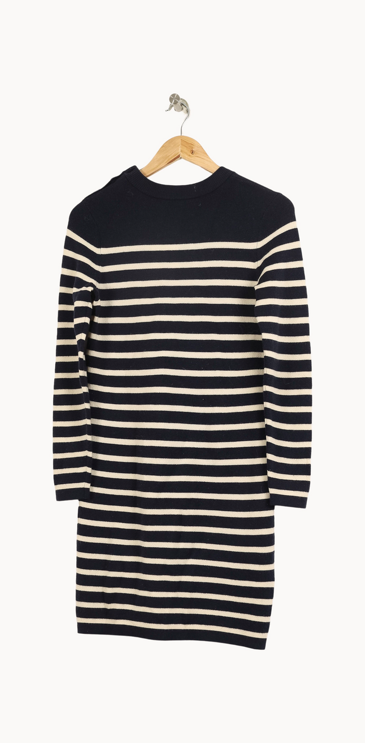 Robe Courte Bleu et Blanche - Taille S/36 de la marque Comptoir des Cotonniers | PARAD33809 - Vendu par Paradigme - Image 4