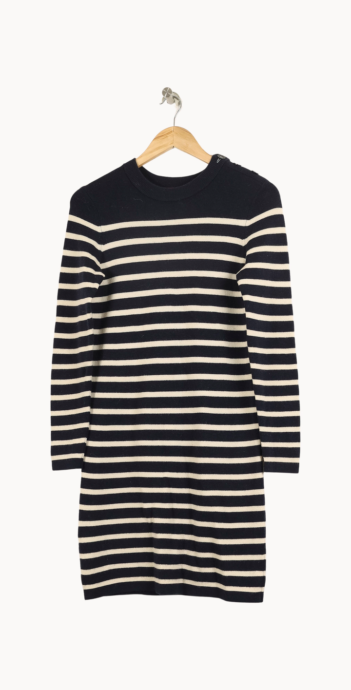 Robe Courte Bleu et Blanche - Taille S/36 de la marque Comptoir des Cotonniers | PARAD33809 - Vendu par Paradigme - Image 2