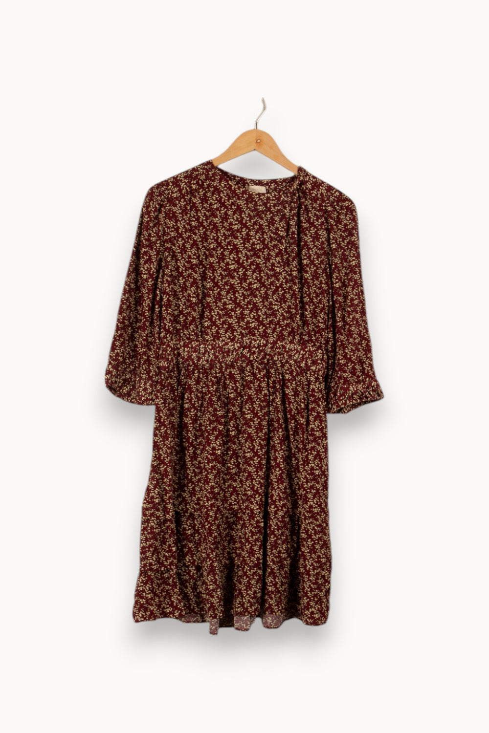 Robe bordeaux à motifs - Taille XL/42 de la marque Pablo | PARAD33815 - Vendu par Paradigme - Image 1