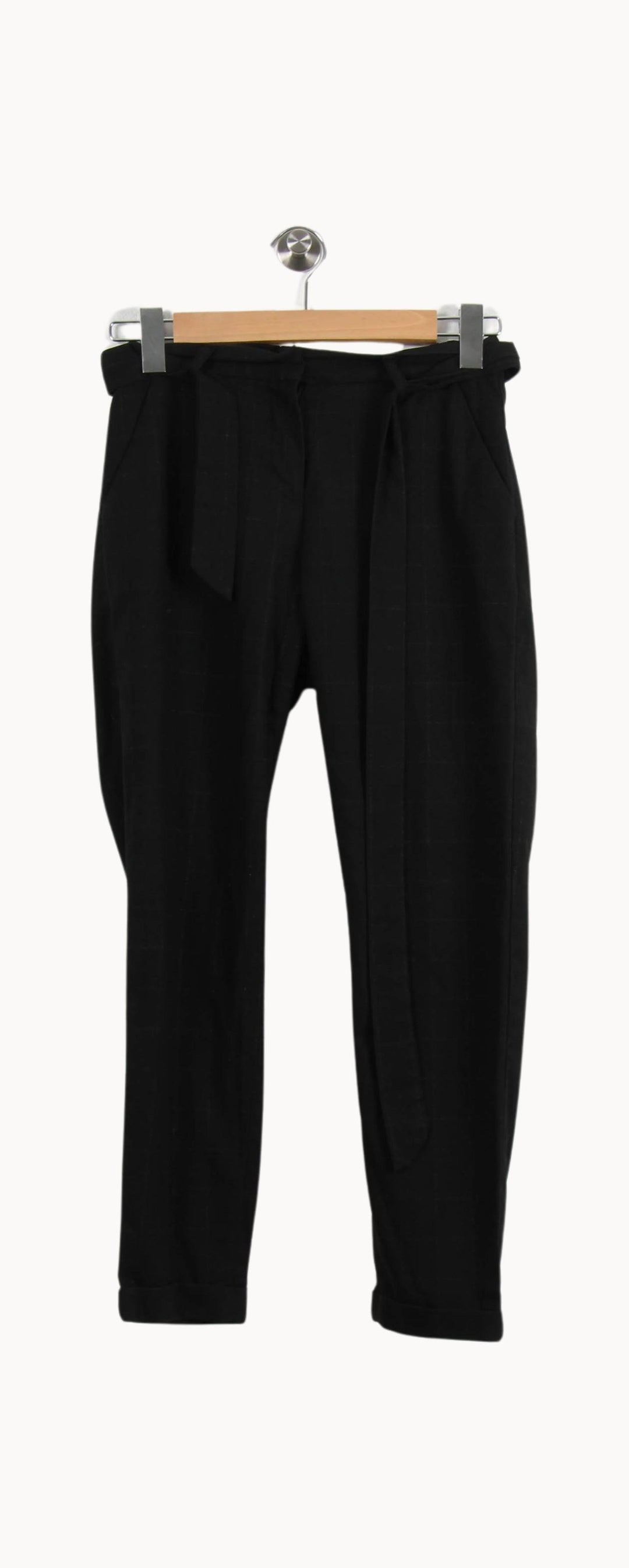 Pantalon Taille Haute Noir - Taille XS/34 de la marque Sud express | PARAD33826 - Vendu par Paradigme - Image 2