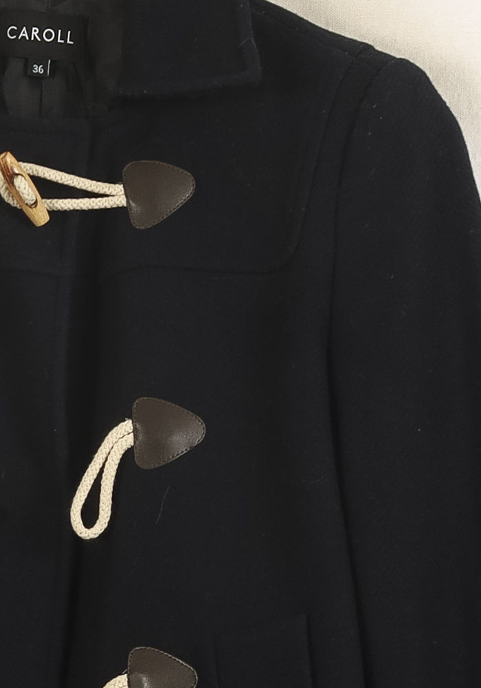 Duffle-coat Bleu - Taille S/36 de la marque Caroll | PARAD33837 - Vendu par Paradigme - Image 3