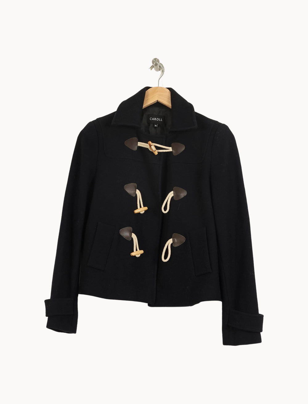 Duffle-coat Bleu - Taille S/36 de la marque Caroll | PARAD33837 - Vendu par Paradigme - Image 2