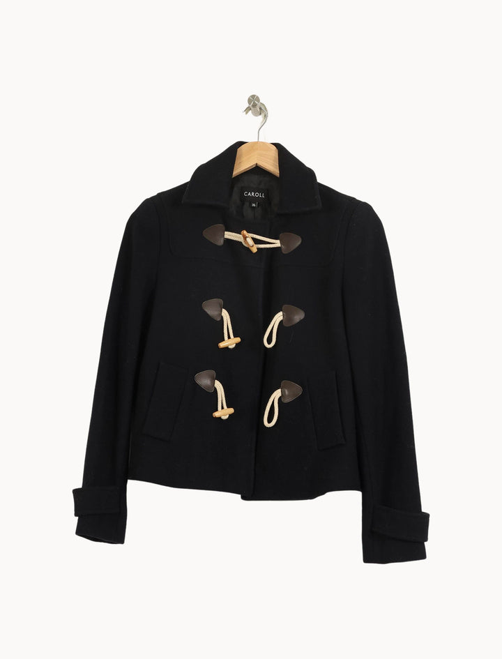 Duffle-coat Bleu - Taille S/36 de la marque Caroll | PARAD33837 - Vendu par Paradigme - Image 2