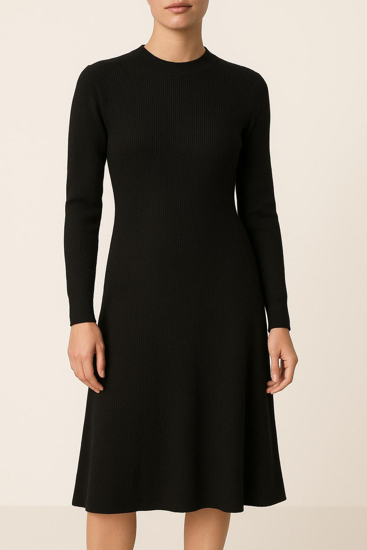 Robe Pull Noire - Taille S/36 de la marque Caroll | PARAD33839 - Vendu par Paradigme - Image 1