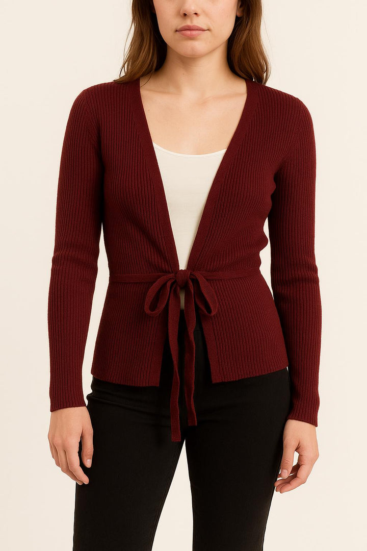 Cardigan Bordeaux - Taille XS/34 de la marque Karl Marc John | PARAD33840 - Vendu par Paradigme - Image 1