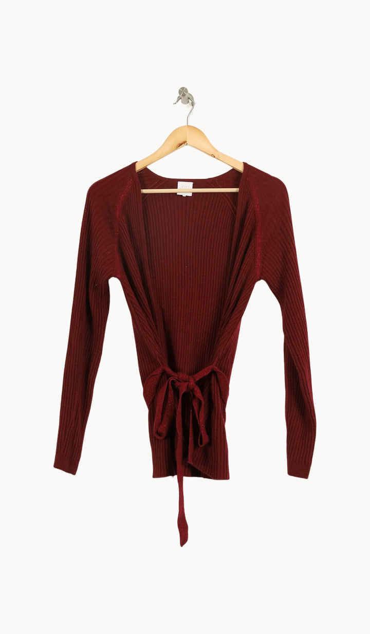Cardigan Bordeaux - Taille XS/34 de la marque Karl Marc John | PARAD33840 - Vendu par Paradigme - Image 2
