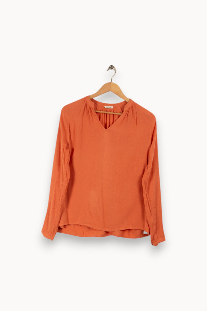 Blouse orange - Taille S/36 de la marque American Vintage | PARAD33848 - Vendu par Paradigme - Image 1