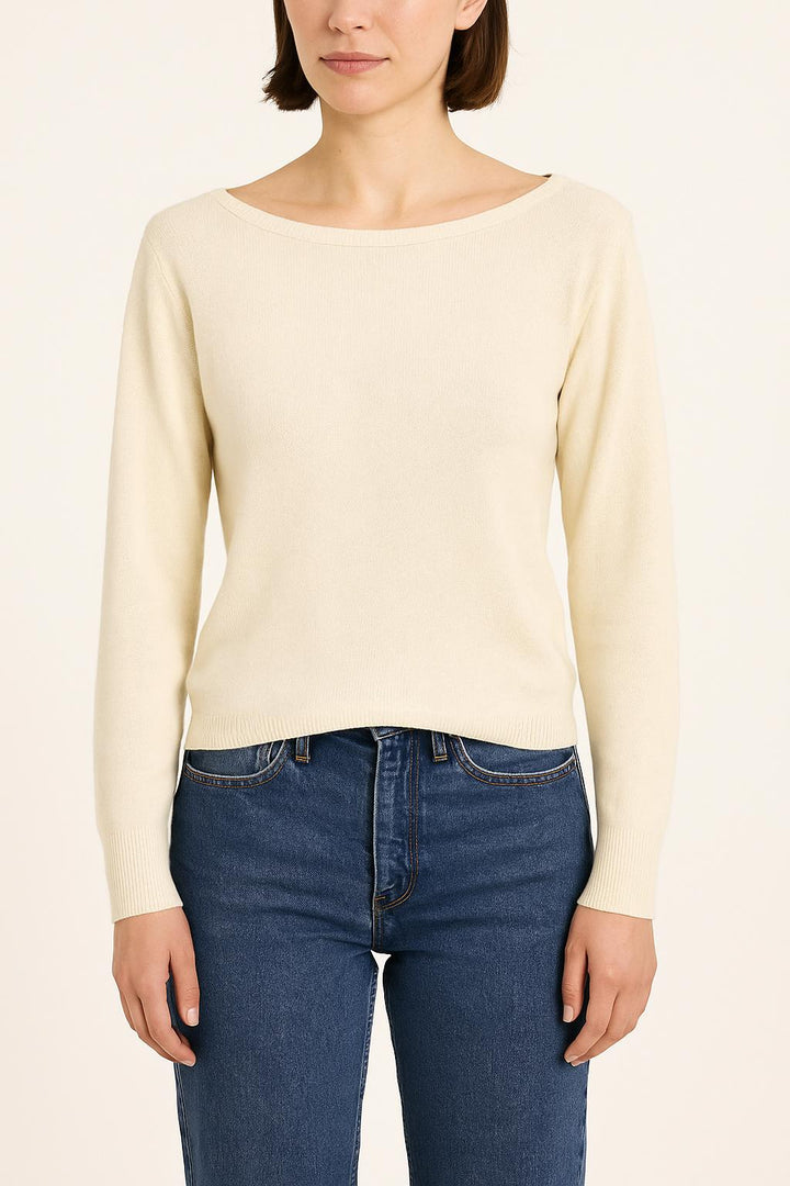 Pull Blanc - Taille M/38 de la marque Caroll | PARAD33860 - Vendu par Paradigme - Image 1